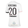 Maglia ufficiale Paris Saint Germain Layvin Kurzawa 20 Trasferta 2021-22 per Uomo